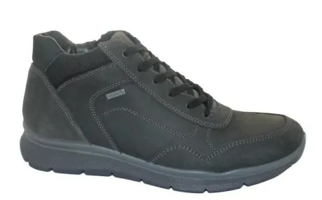 Boots<Ara - Wijdte G - 24604 - Grijs - Uitneembaar voetbed - GTX