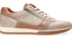 Veterschoenen<Australian - Browning - 15.1508.02 L12 - Licht Taupe - Uitneembaar voetbeed