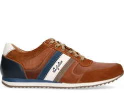 Veterschoenen<Australian - Cornwall - Cognac - Uitneembaar voetbed