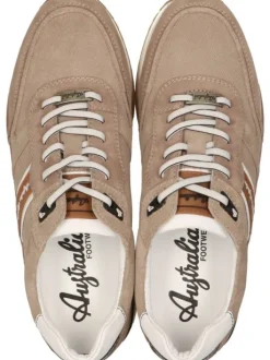 Veterschoenen<Australian - Wijdte G - 15.1600 05 L04 - Zand - Uitneembaar voetbed