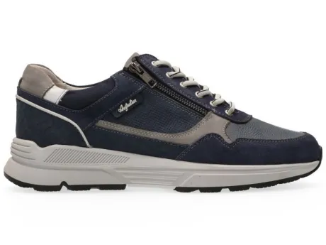 Veterschoenen<Australian - Wijdte H - Connery 15.1646 s02 - Blauw - Uitneembaar voetbed