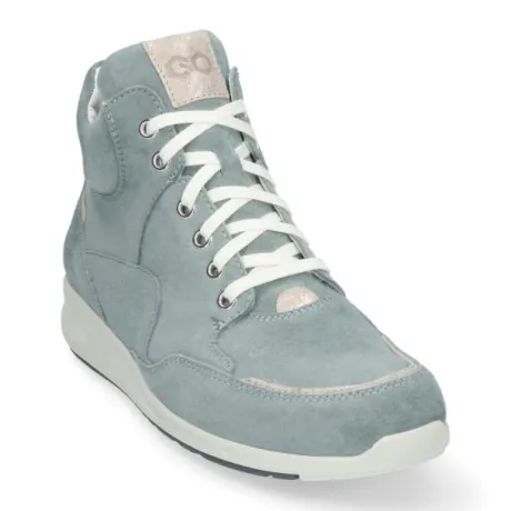 Boots<Durea - Go - Wijdte E - 9735 - Mint Groen - Uitneembaar Voetbed