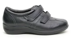 Klittenbandschoenen<Durea - K plus - 6096 5027 - Zwart - Uitneembaar voetbed