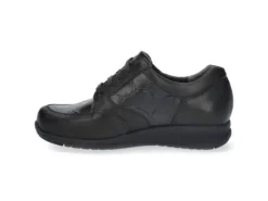 Veterschoenen<Durea - K plus - 6287 0728 - Zwart - Uitneembaar voetbed