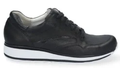 Veterschoenen<Durea - Wijdte D - 6282 442 - Zwart - Uitneembaar voetbed