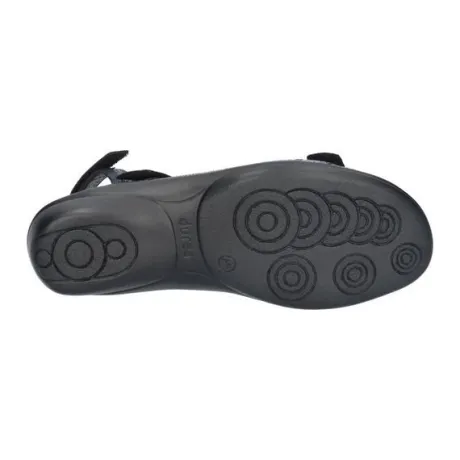 Sandalen<Durea - Wijdte E - 7258 0855 - Blauw - uitneembaar voetbed