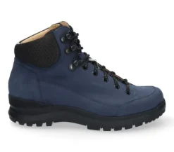 Wandelschoenen|Boots<Durea - Wijdte E - 9765 176 - Blauw - Uitneembaar Voetbed