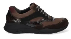 Veterschoenen<Durea - Wijdte E - 6267 9861 - Bruin - Uitneembaar voetbed