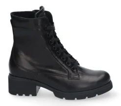 Boots<Durea - Wijdte E - 9785 0490 - Zwart - Uitneembaar voetbed