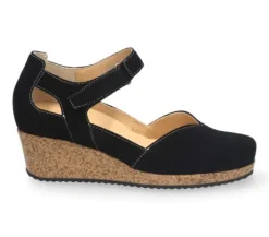 Bandschoenen<Durea - Wijdte E - 5752 7448 - Zwart - Uitneembaar voetbed