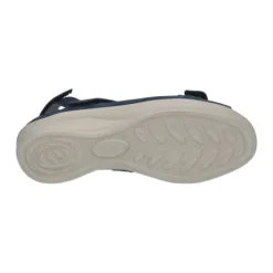 Sandalen<Durea - Wijdte E - 7376 - Blauw - UItneembaar Voetbed