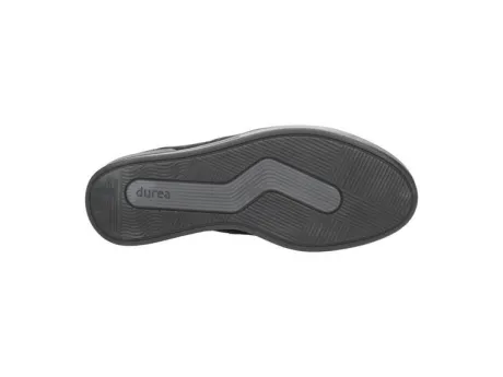 Veterschoenen<Durea - Wijdte E - 6224 - Zwart - Uitneembaar voetbed