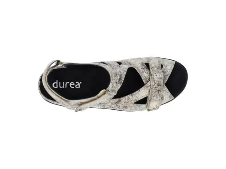 Sandalen<Durea - Wijdte G - 7258 188 - Beige Goud - Uitneembaar voetbed