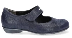 Bandschoenen<Durea - Wijdte G - 5737 9528 - Blauw - Uitneembaar voetbed