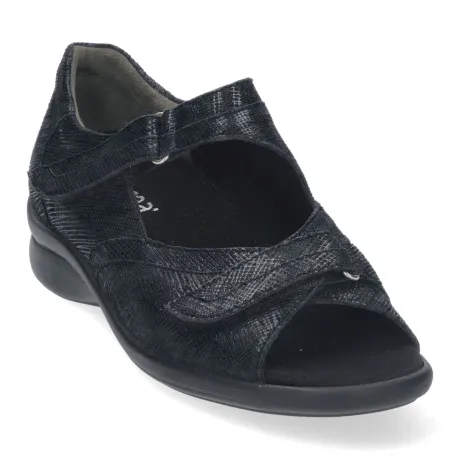 Sandalen<Durea - Wijdte G - 7395 9528 - Blauw - Uitneembaar voetbed