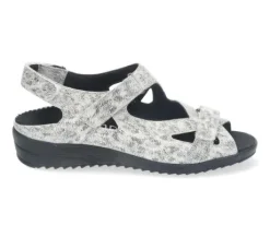 Sandalen<Durea - Wijdte G - 7419 1475 - Grijs - uitneembaar voetbed