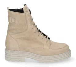 Boots<Durea - Wijdte G - 9770 0541 - Licht Beige - Uitneembaar voetbed