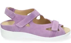 Sandalen<Durea - Wijdte G - 7419 - Lila - Uitneembaar Voetbed