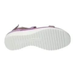 Sandalen<Durea - Wijdte G - 7419 - Lila - Uitneembaar Voetbed