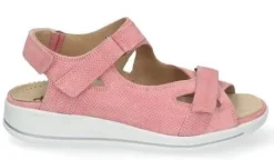 Sandalen<Durea - Wijdte G - 7407 196 - Roze - Uitneembaar voetbed