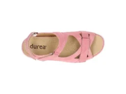 Sandalen<Durea - Wijdte G - 7407 196 - Roze - Uitneembaar voetbed