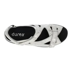 Sandalen<Durea - Wijdte G - 7376 190 - Wit - Uitneembaar voetbed