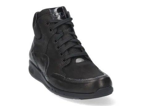 Boots<Durea - Wijdte G - 9735 9995 - Zwart - Uitneembaar voetbed