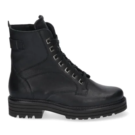 Boots<Durea - Wijdte G - 9758 5598 - Zwart - Uitneembaar voetbed