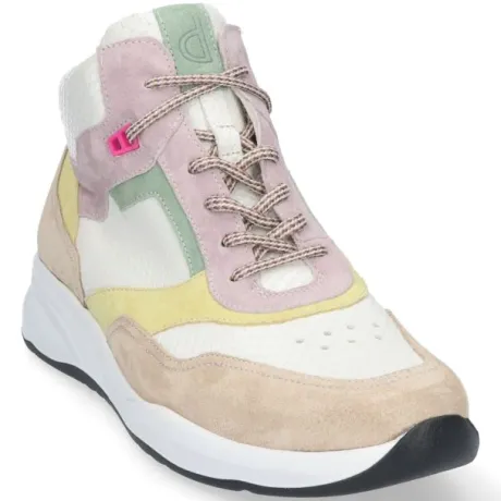 Boots<Durea - Wijdte G - 9778 - Beige - Uitneembaar Voetbed