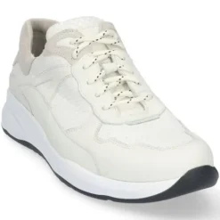 Veterschoenen<Durea - Wijdte G - Wit -6283 - Uitneembaar voetbed