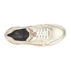 Veterschoenen<Durea - Wijdte G - Goud - 6275 - Uitneembaar Voetbed