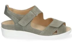 Sandalen<Durea - Wijdte H - 7410 9702 - Kaky - Uitneembaar voetbed