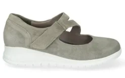 Bandschoenen<Durea - Wijdte H - 5746 2810 - Kaky - Uitneembaar voetbed