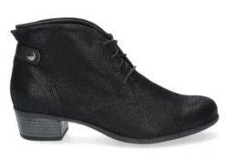 Boots<Durea - Wijdte H - 9603 9802 - Zwart - Uitneembaar voetbed