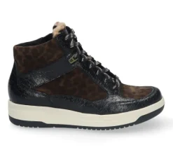 Boots<Durea - Wijdte H - 9781 1181 - Zwart - Uitneembaar voetbed