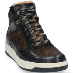 Boots<Durea - Wijdte H - 9781 1181 - Zwart - Uitneembaar voetbed