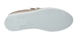 Klittenbandschoenen<Durea - Wijdte H - 6258 - Taupe - Uitneembaar voetbed
