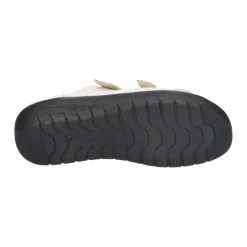 Slippers<Durea - Wijdte J - 7369 149 - Licht beige - Uitneembaar voetbed