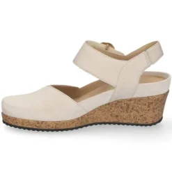 Sandalen<Durea - Wijdte K - 5920 1547 - Beige - Uitneembaar voetbed