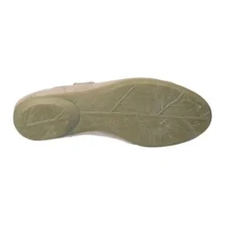 Bandschoenen<Durea - Wijdte K - 5737 0826 - Beige - Uitneembaar voetbed