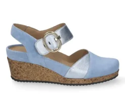 Sandalen<Durea - Wijdte K - 5920 1572 - Blauw - Uitneembaar voetbed