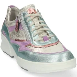 Veterschoenen<Durea - Wijdte K - 6252 1488 - Combinatie - Uitneembaar voetbed