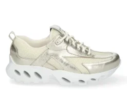 Veterschoenen<Durea - Wijdte K - 6309 1650 - Goud - Uitneembaar voetbed