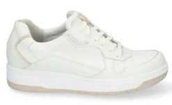 Veterschoenen<Durea - Wijdte K - 6275 386 - Wit - Uitneembaar voetbed