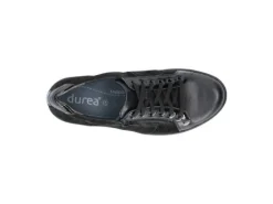 Veterschoenen<Durea - Wijdte K - 6224 8057 - Zwart - Uitneembaar voetbed