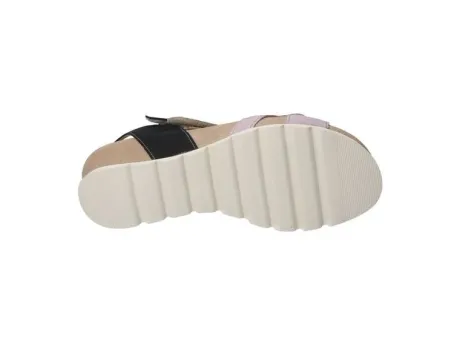 Sandalen<Durea - Wijdte K - 7405 291 - Zwart - Uitneembaar voetbed