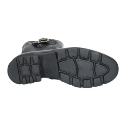 Korte Halfhoge Laarzen<Durea - Wijdte K - 9802 9810 - Zwart - Uitneembaar voetbed