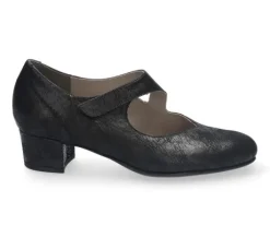 Bandschoenen<Durea - Wijdte K - 5755 1148 - Zwart - Uitneembaar voetbed