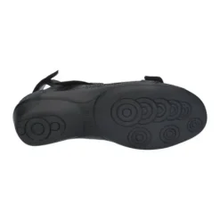 Sandalen<Durea - Wijdte K - 7258 1405 - Zwart - Uitneembaar voetbed