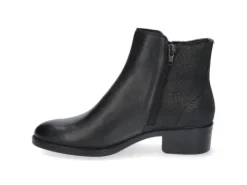 Korte Halfhoge Laarzen<Durea - Wijdte K - 9739 0775 - Zwart - Uitneembaar voetbed